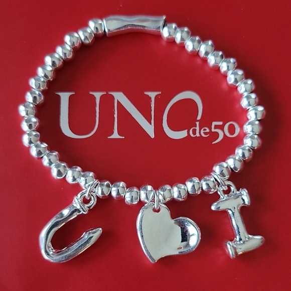 I LOVE YOU - Uno De 50 Bracelet  Authentic + Brand New - Picture 7 of 12
